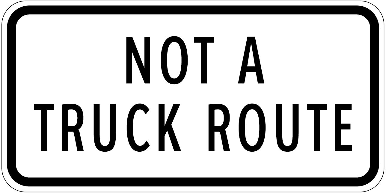 traffic control sign