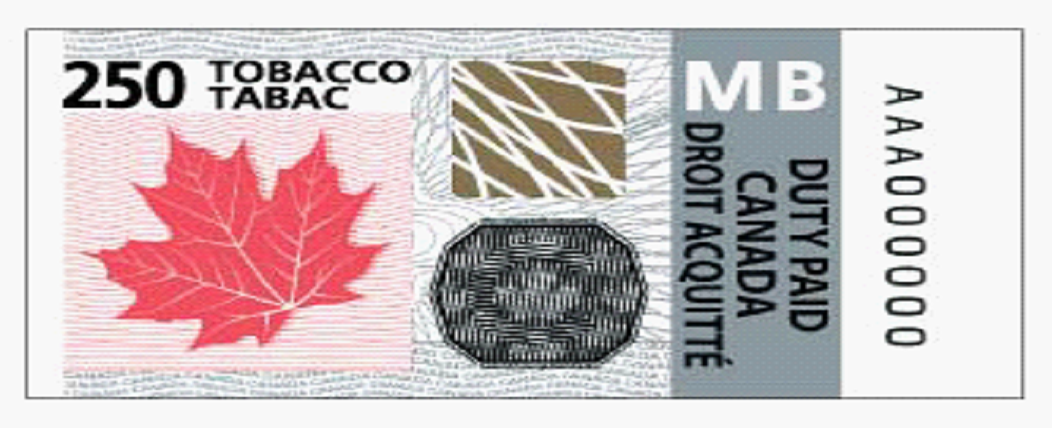 Manitoba tax stamp