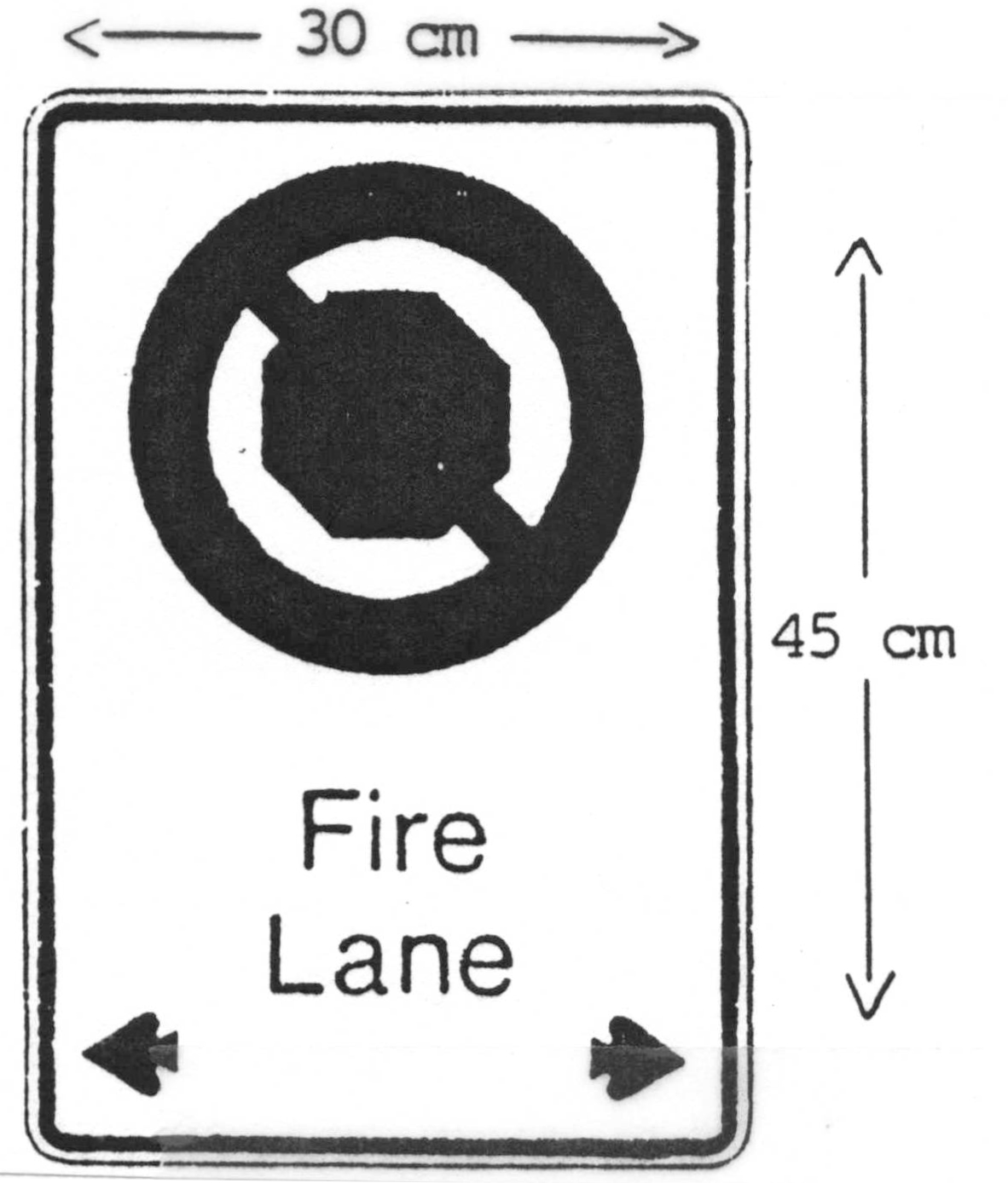Sign: Fire Lane