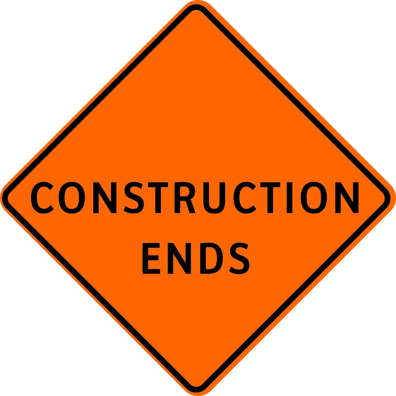 construction ends